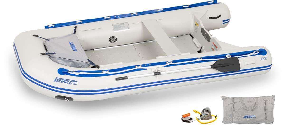 The 106SRK_D Sea Eagle 10’6″ Sport Runabout Inflatable Boat - Deluxe Package.