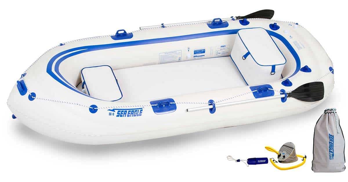 Sea Eagle SE9 Motormount Inflatable Boat Start-Up Package, Model Number SE9K_ST.