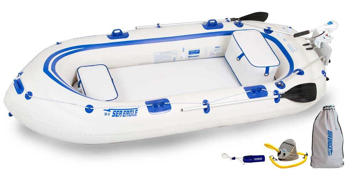 Sea Eagle SE9 Motormount Inflatable Boat Watersnake Motor Package, Model Number SE9K_WSM.
