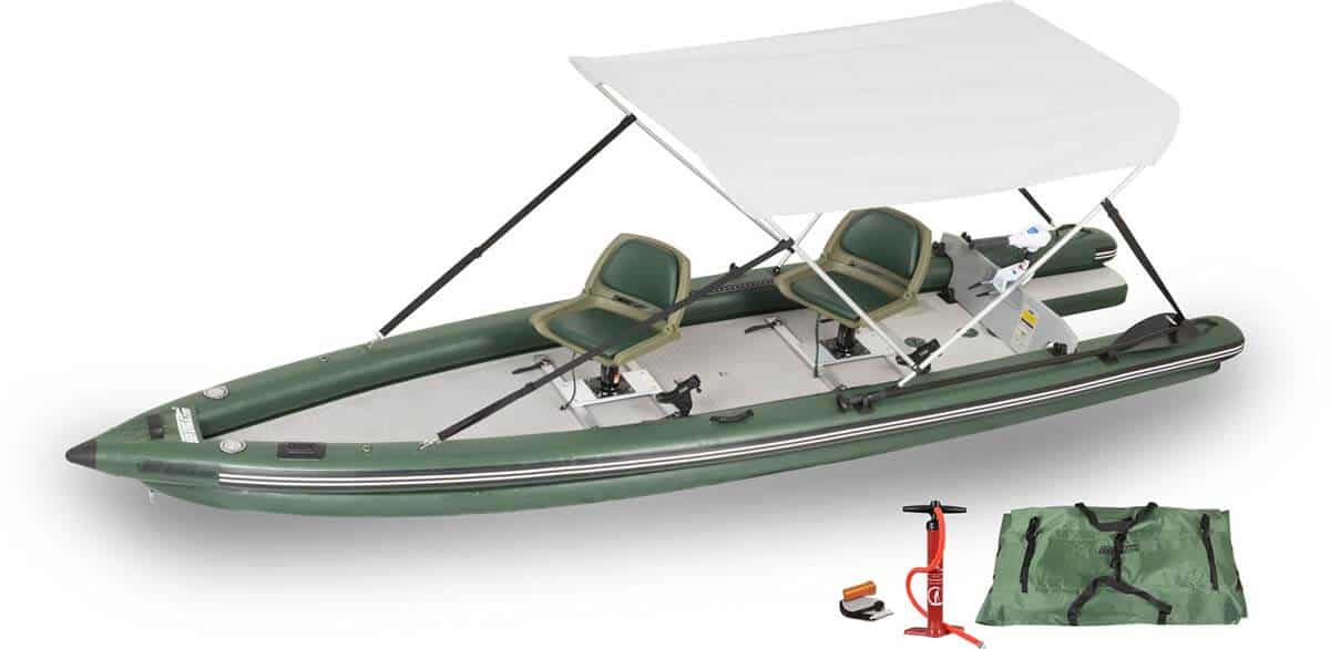 The Sea Eagle FishSkiff 16 Inflatable Fishing Boat, Model Number FSK16K_WSMC.