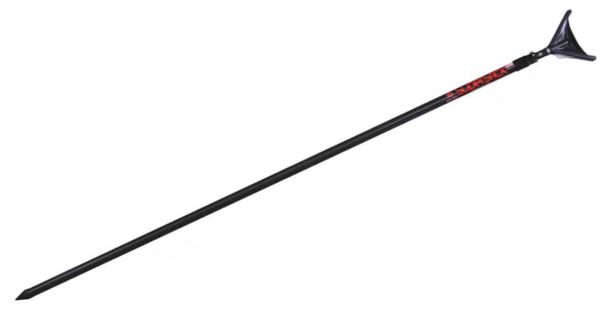 A SuperStick KVD Telescopic Push Pole - great for pushing your boat in shallow areas that your trolling motor cannot handle.