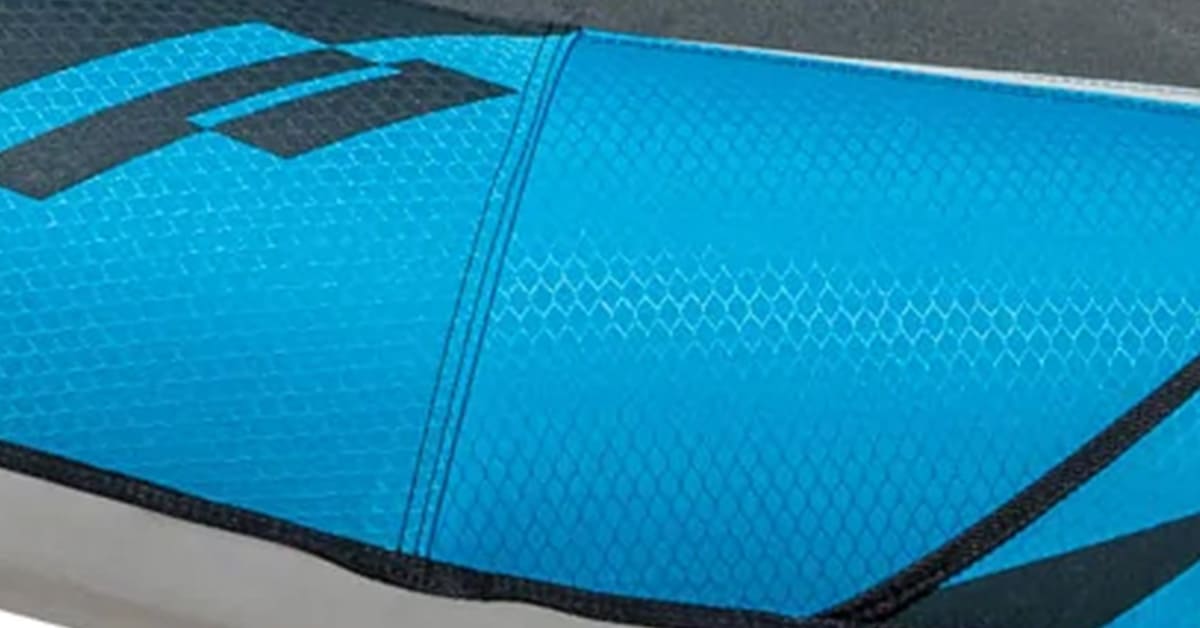 Aquaglide HexShell bladder cover material increases kayak hull durability by providing puncture, rip, and tear resistance from the elements.