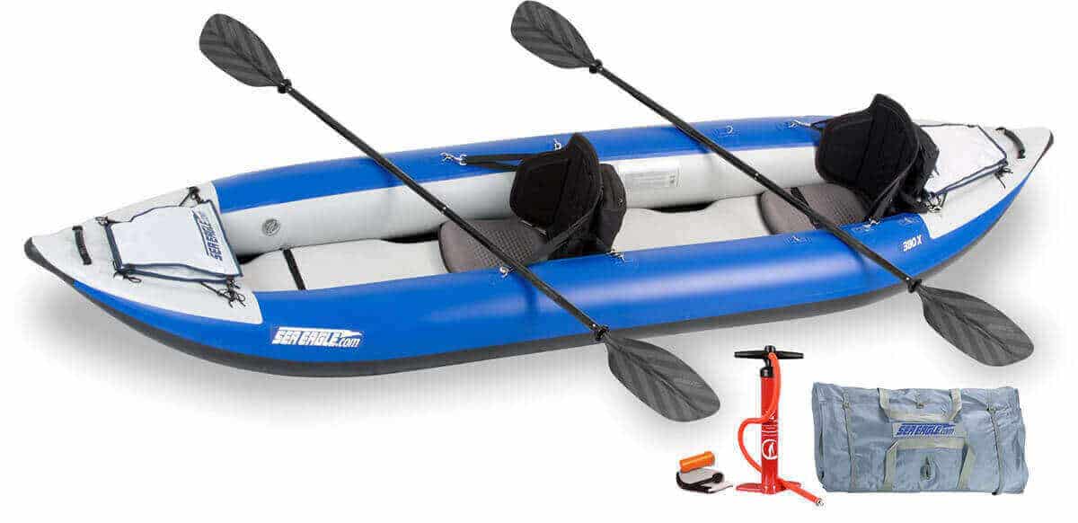 Sea Eagle 380x Explorer Inflatable Kayak Pro Kayak Package, Model Number 380XK_P.