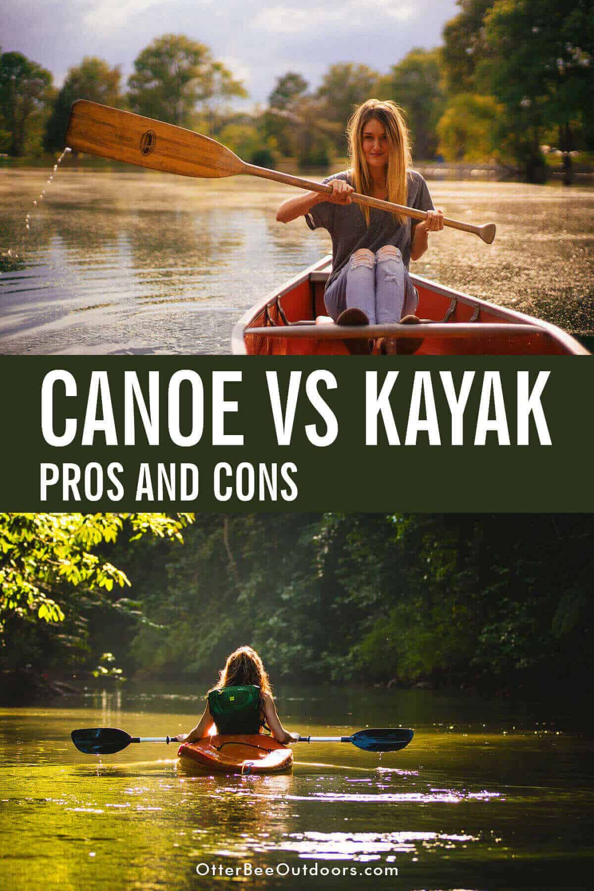 Canoes vs kayaks. Which is better? Let's explore the pros and cons of each boat so you'll know which to use on your next paddling adventure.