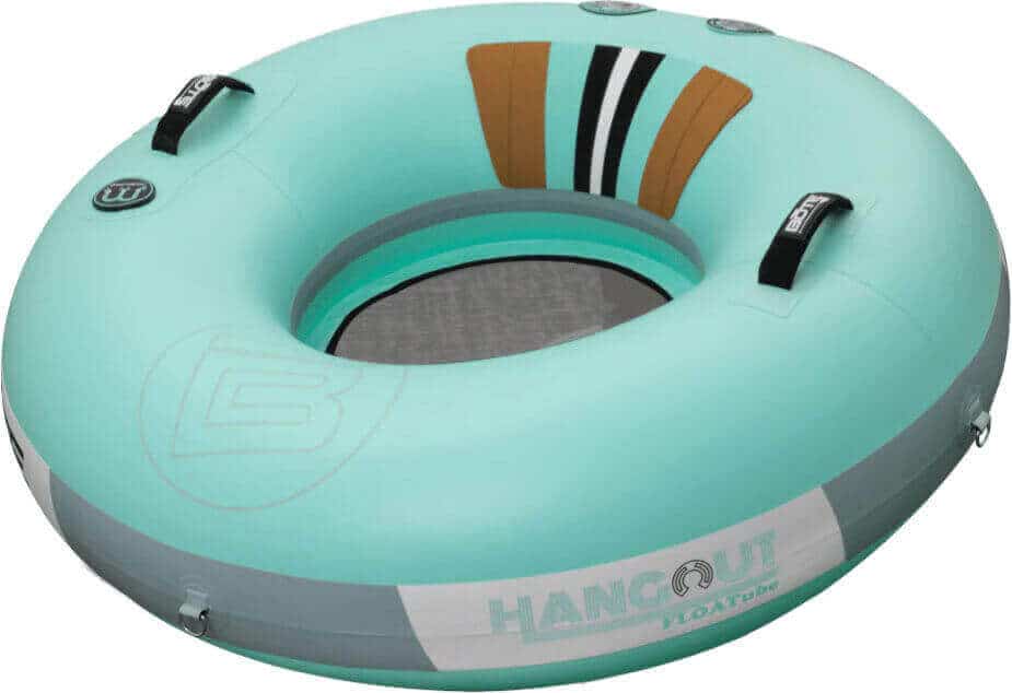 An overall view of the BOTE Inflatable Hangout FLOATube Classic tube.